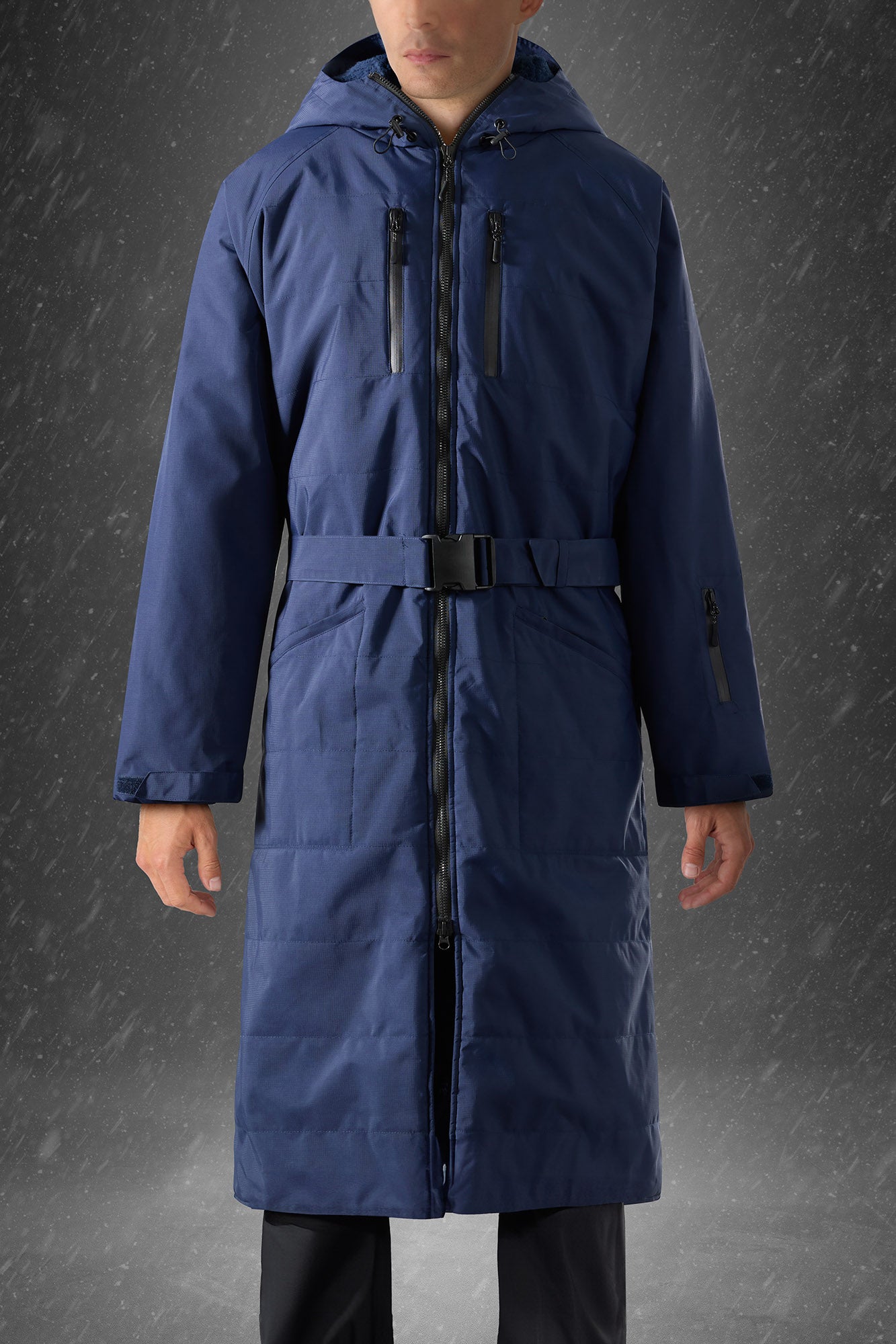 Alpine Pro Robe - Navy